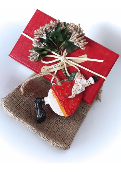 El Boyamalı Noel Biblolu Yardımcı Hediye Paketi 4 modelleri