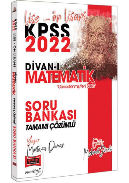 2022 KPSS Lise Ön Lisans Divan-I Matematik Tamamı Çözümlü Soru Bankası