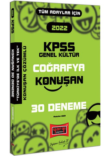 2022 KPSS Tüm Adaylar Için Genel Kültür Coğrafya Konuşan 30 Deneme