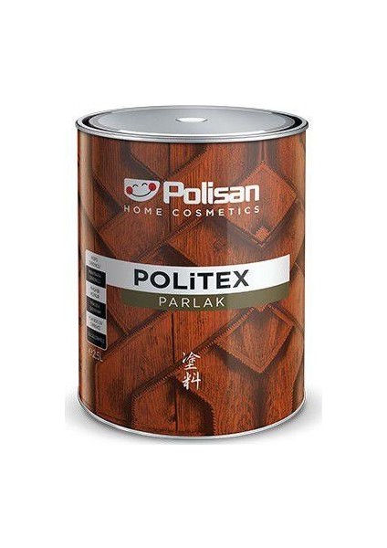 Politex Lux Vernikli Parlak Ahşap Koruyucu Naturel Yeşil 2,5 Lt.