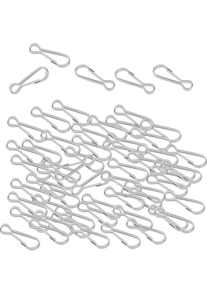 100 Adet Çelik Kanca Klip 20MM (Yurt Dışından)