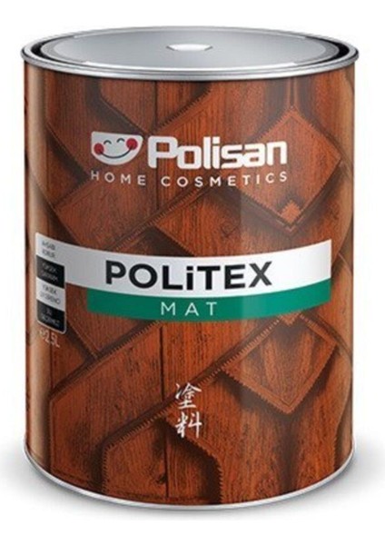 Politex Dekoratif Mat Ahşap Koruyucu Teak 2,5 Lt.
