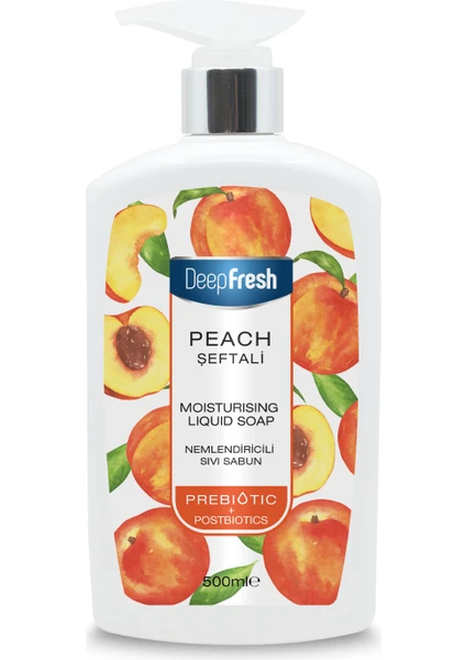 Deep Fresh Prebiyotik Nemlendirici Sıvı Sabun Şeftali 500 ml