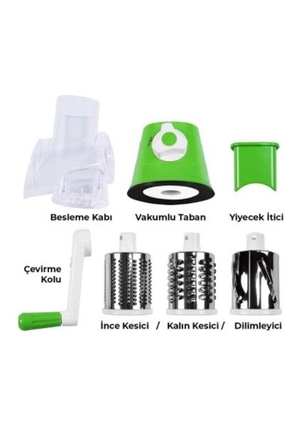 Çevirme Kollu Pratik Doğrayıcı Rende modelleri