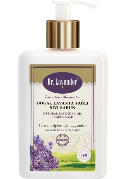 Dr. Lavender Doğal Bitkisel Lavanta Yağlı Sıvı Sabun 300 gr