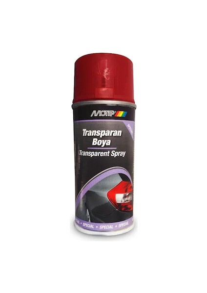 Transparan Boya Kırmızı 400 ml