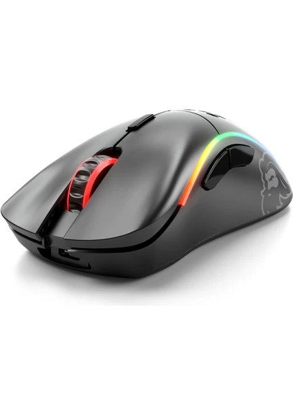 Model D Kablosuz Mat Siyah RGB Oyuncu Mouse GLO-MS-DW-MB