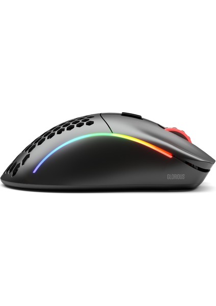 Model D Kablosuz Mat Siyah RGB Oyuncu Mouse GLO-MS-DW-MB