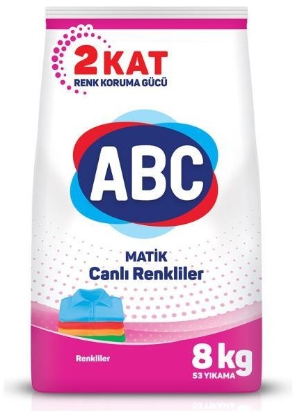 Toz Deterjan Renkliler 8 kg
