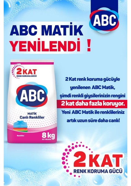 Toz Deterjan Renkliler 8 kg