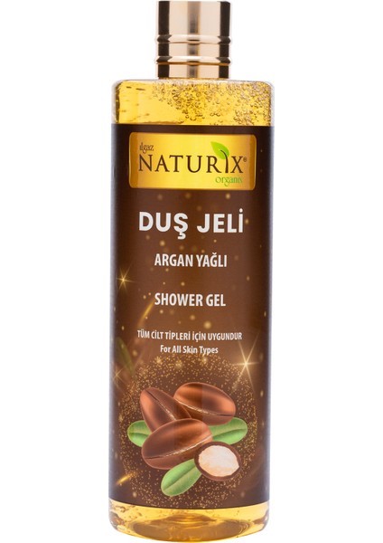 2'li Yaz Seti Argan Yağlı Duş Jeli 400 ml Canlandırıcı Jel + Argan Oil El Yüz Vücut Kremi 250 ml