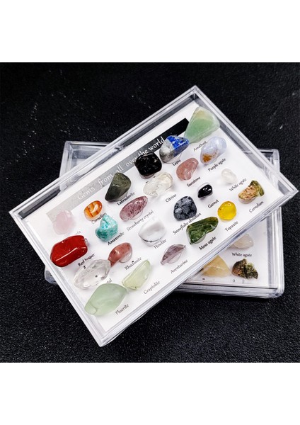 24 Adet Kaya Mineral Koleksiyonu Set (Yurt Dışından) indirimleri