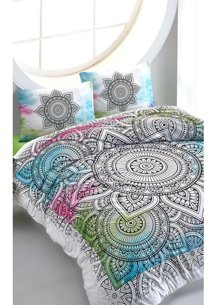 Contour Mandala Çift Kişilik Nevresim Takımı