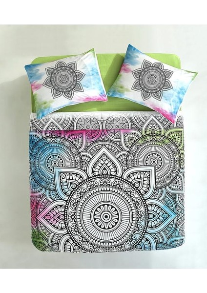 Contour Mandala Çift Kişilik Nevresim Takımı fırsatları