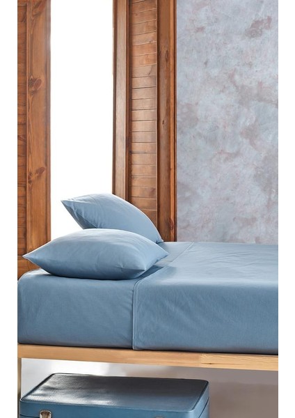 Softly Açık Indigo Nevresim Takımı