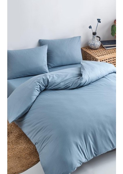 Softly Açık Indigo Nevresim Takımı