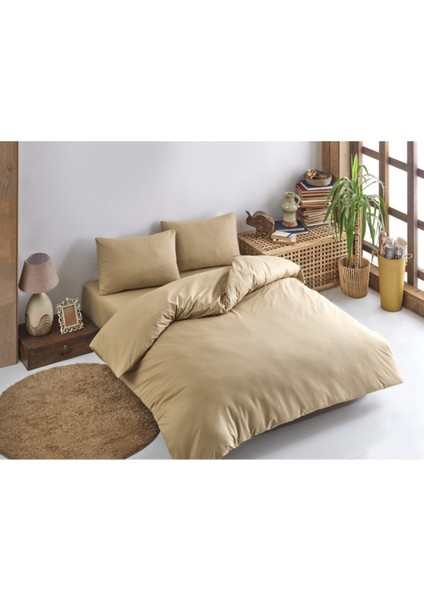 Geological Time Bej Rengi Nevresim Takımı