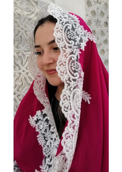 Mevlit Şalı Fransız Dantelli Mevlit Örtüsü ,şal,bebek Mevlidi