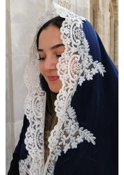 Mevlit Şalı Fransız Dantelli Mevlit Örtüsü ,şal,bebek Mevlidi