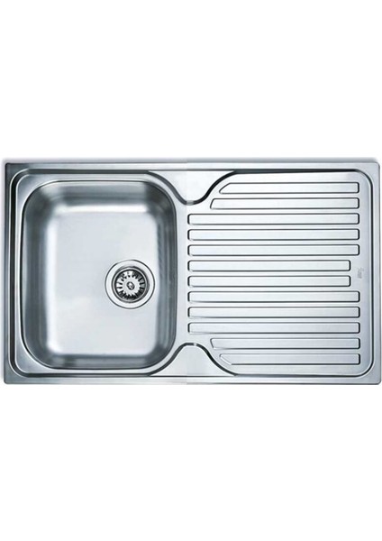 Princess 50 Paslanmaz Çelik Sağ Damlalıklı Eviye (PA375P3102)