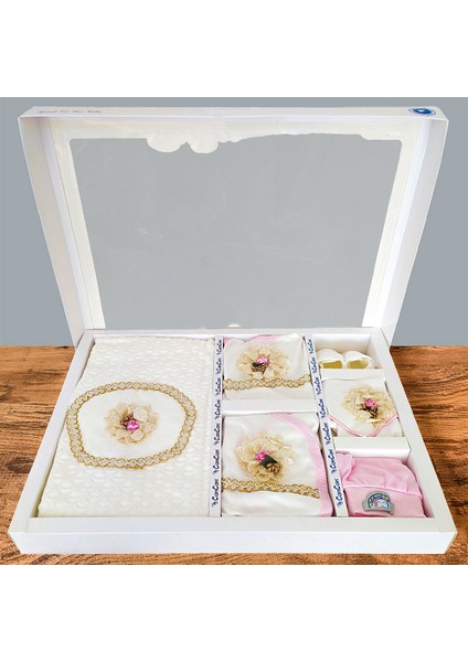 Kız Bebek Hastane Çıkışı 10 Parça Pembe Kedi Desenli fiyatları
