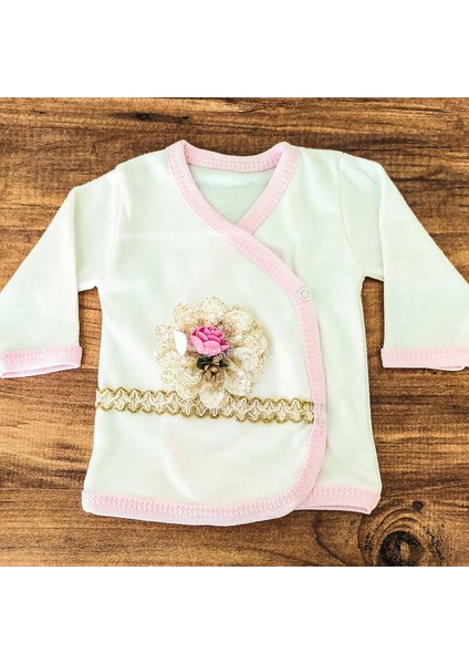 Kız Bebek Hastane Çıkışı 10 Parça Pembe Kedi Desenli modelleri