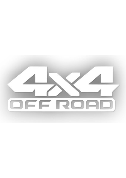 4x4 Off Road Sticker 10 x 4 cm