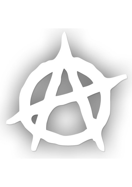 Anarchy Sticker 10 x 10 cm