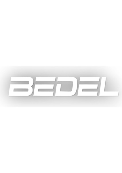 Bedel Sticker 10 x 2 cm