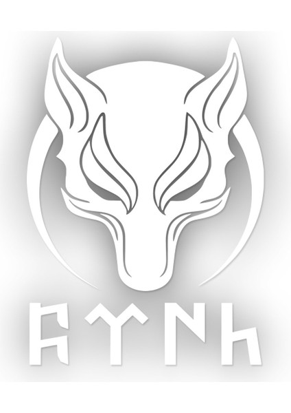 Börü ve Göktürk Sticker 10 x 14 cm