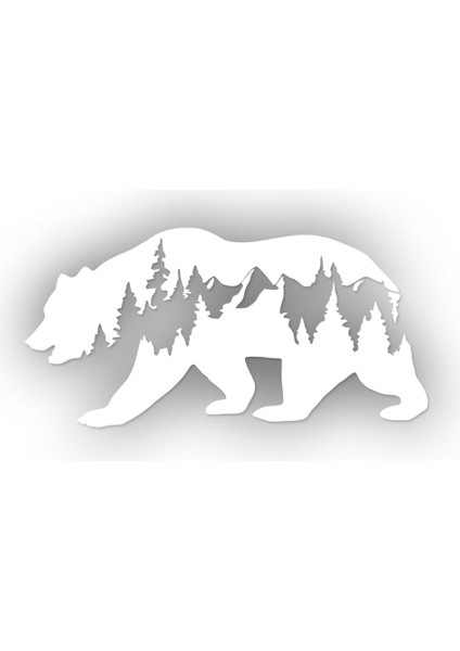 Ayı Off Road Sticker 20 x 10 cm