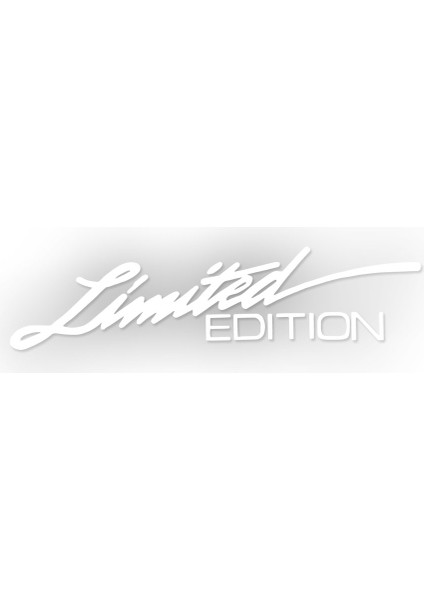 Limited Edition Sticker 15 x 3 cm