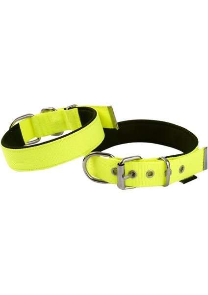 Actirex Neon Yumuşak Doku Köpek Boyun Tasma Yellow Medium 58 cm