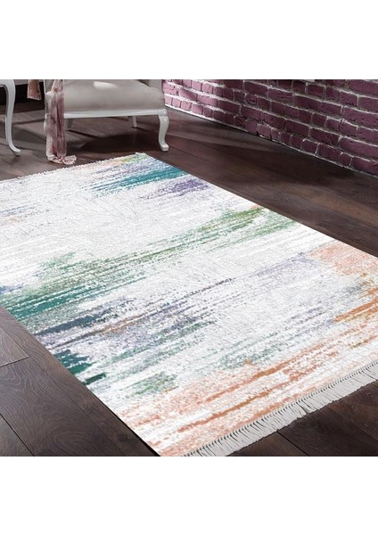 Halıportalı Makinede Yıkanabilir Pvc Kaymaz Taban Halı İ-D-436