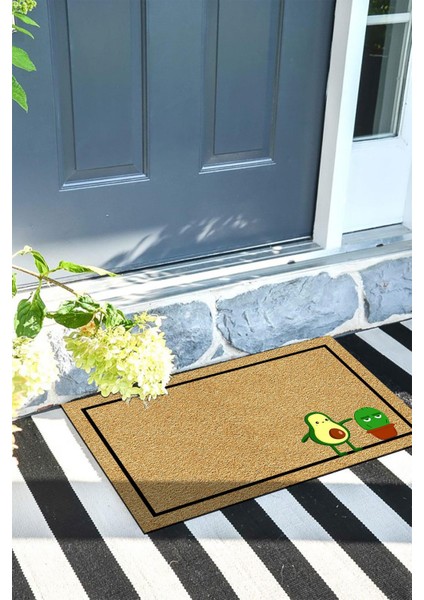 Kapı Önü Paspası Dekoratif Kapı Paspası Dış Mekân Paspas Ev Içi Paspası 45X70CM