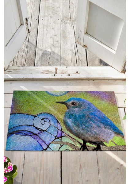 Limon Kapı Önü Paspası Dekoratif Kapı Paspası Dış Mekân Paspas Ev Içi Paspası 45X70CM