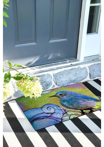 Limon Kapı Önü Paspası Dekoratif Kapı Paspası Dış Mekân Paspas Ev Içi Paspası 45X70CM