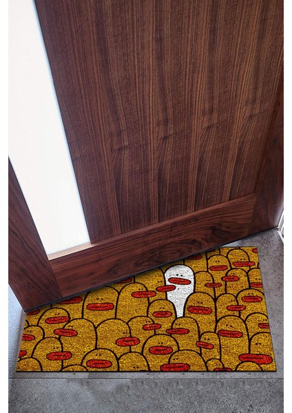 Kapı Önü Paspası Dekoratif Kapı Paspası Dış Mekân Paspas Ev Içi Paspası 45X70CM