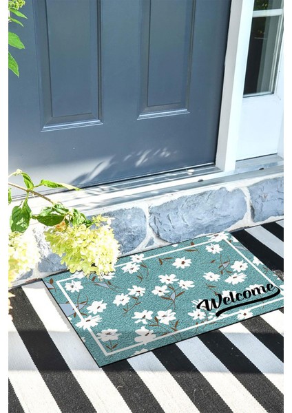 Kapı Önü Paspası Dekoratif Kapı Paspası Dış Mekân Paspas Ev Içi Paspası 45X70CM