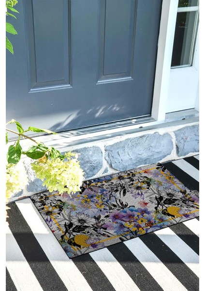 Kapı Önü Paspası Dekoratif Kapı Paspası Dış Mekân Paspas Ev Içi Paspası 45X70CM