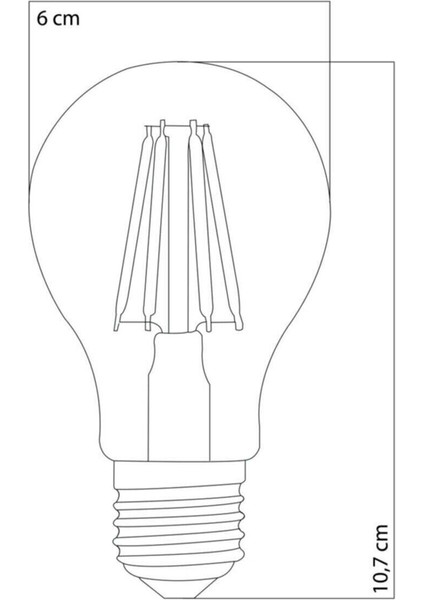 Ucuz Geldi Rustik LED Ampul 4W E27 Duy Şeffaf Cam Dim Edilebilir 3200K Gün Işığı 10 Adet Lambam A60 Led Ampul