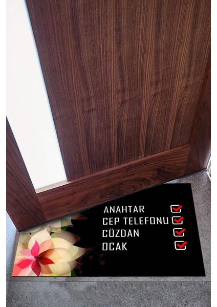Kapı Önü Paspası Dekoratif Kapı Paspası Dış Mekân Paspas Ev Içi Paspası 45X70CM