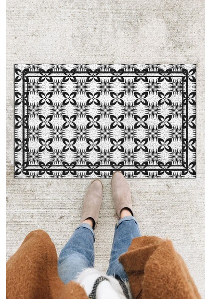 Kapı Önü Paspası Dekoratif Kapı Paspası Dış Mekân Paspas Ev Içi Paspası 45X70CM