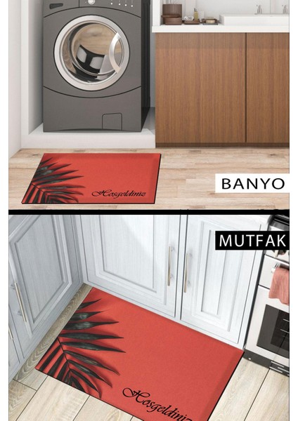 Kapı Önü Paspası Dekoratif Kapı Paspası Dış Mekân Paspas Ev Içi Paspası 45X70CM