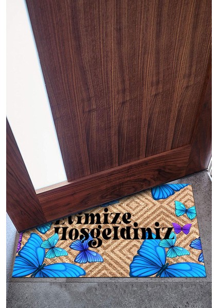 Kapı Önü Paspası Dekoratif Kapı Paspası Dış Mekân Paspas Ev Içi Paspası 45X70CM