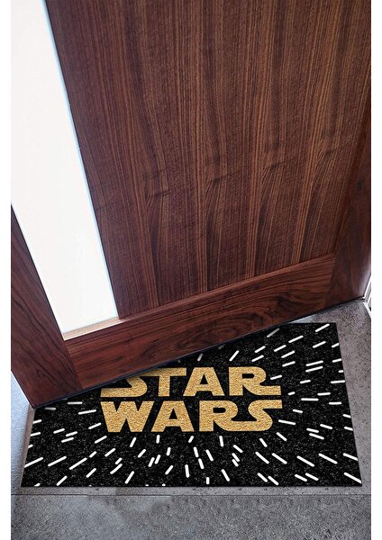 Buket Home Star Wars Kapı Önü Paspası Dekoratif Kapı Paspası Dış Mekân Paspas Ev Içi Paspası 45X70CM