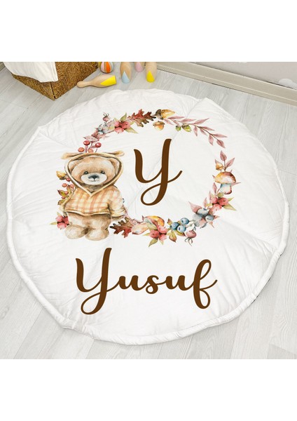 Çift Taraflı Yuvarlak Oyun Matı - For Baby