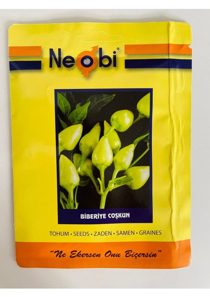 Tohum Biber Biberiye Sarı (Çoşkun 10GR)