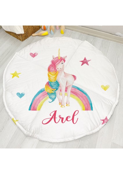 Çift Taraflı Yuvarlak Oyun Matı - For Baby