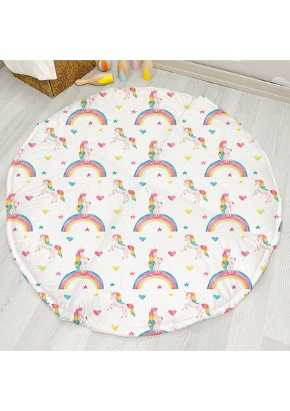 Çift Taraflı Yuvarlak Oyun Matı - For Baby